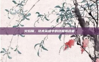 火焰魔，功夫英雄中的终极挑战者