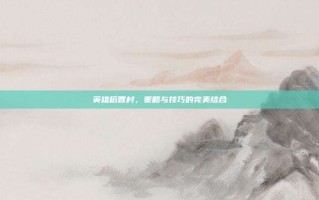 英雄稻香村，策略与技巧的完美结合
