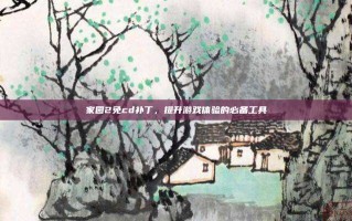 家园2免cd补丁，提升游戏体验的必备工具