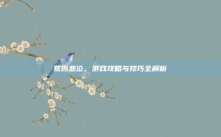 荒原悲泣，游戏攻略与技巧全解析