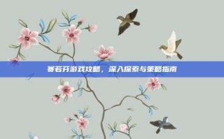 赛若芬游戏攻略，深入探索与策略指南