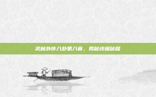 武林外传八卦第八幕，揭秘终极秘籍
