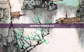 虐杀原形2不流畅怎么办