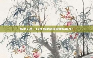 新手上路，LOL新手训练营等你加入！
