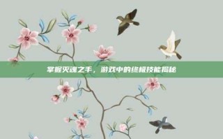 掌握灭魂之手，游戏中的终极技能揭秘
