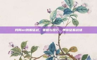 我叫mt跨服征战，策略与技巧，带你征服战场