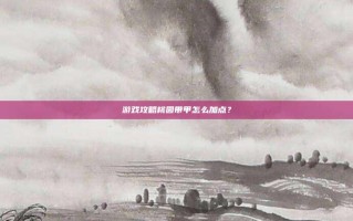 游戏攻略桃园带甲怎么加点？
