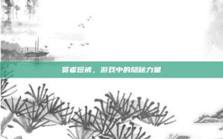 贤者短裤，游戏中的隐秘力量
