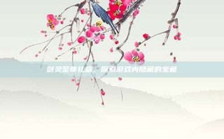 剑灵至尊礼盒，探索游戏内隐藏的宝藏