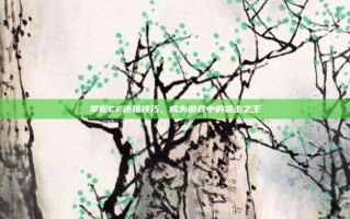 掌握CF连狙技巧，成为游戏中的狙击之王