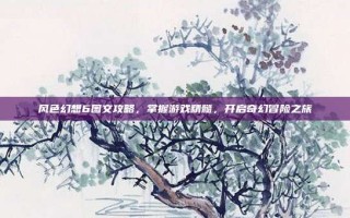 风色幻想6图文攻略，掌握游戏精髓，开启奇幻冒险之旅