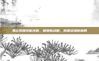 鬼泣觉醒技能详解，解锁新战略，称霸战场新格局