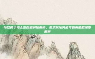 愤怒的小鸟太空版破解版解析，游戏玩法突破与破解策略深度解析