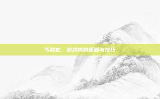 丐帮宏，游戏内的策略与技巧