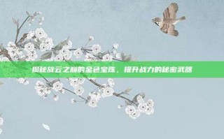 揭秘旋云之巅的金色宝珠，提升战力的秘密武器