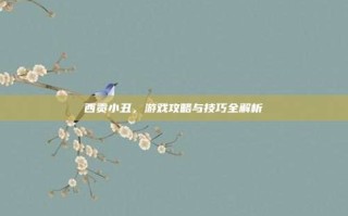 西贡小丑，游戏攻略与技巧全解析