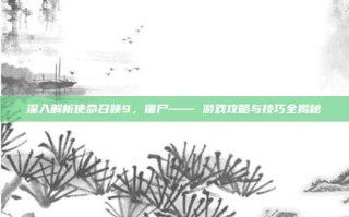 深入解析使命召唤9，僵尸—— 游戏攻略与技巧全揭秘