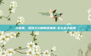 大漩涡，混沌之心的朝圣指南-怎么去大漩涡