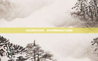 马云怼阿尔法狗，游戏界的新挑战与机遇
