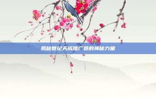揭秘世纪天成推广员的神秘力量