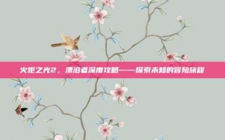 火炬之光2，漂泊者深度攻略——探索未知的冒险旅程