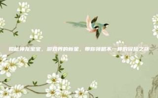揭秘神龙宝宝，游戏界的新星，带你领略不一样的冒险之旅