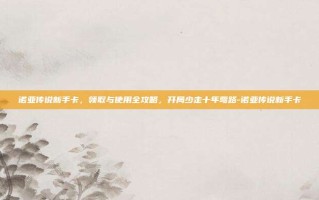诺亚传说新手卡，领取与使用全攻略，开局少走十年弯路-诺亚传说新手卡