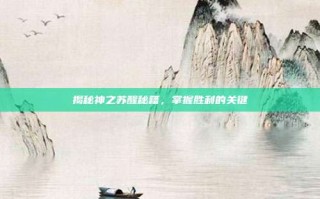 揭秘神之苏醒秘籍，掌握胜利的关键