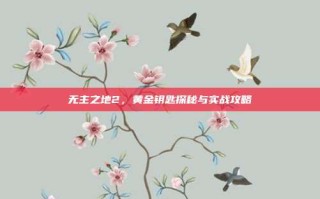 无主之地2，黄金钥匙探秘与实战攻略