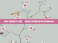 非诚勿扰游戏攻略，男嘉宾车祸2死事件深度解析