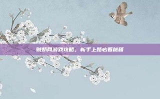 贼奶网游戏攻略，新手上路必看秘籍