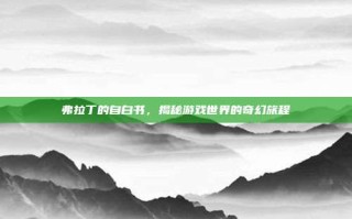 弗拉丁的自白书，揭秘游戏世界的奇幻旅程