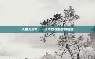 大唐无双2，一场视觉与策略的盛宴