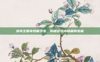 洛克王国奇妙屋寻宝，揭秘游戏内隐藏的宝藏