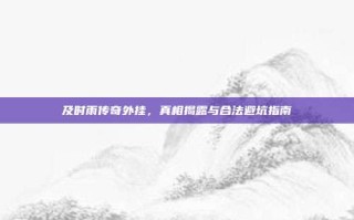 及时雨传奇外挂，真相揭露与合法避坑指南