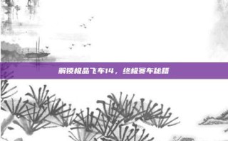 解锁极品飞车14，终极赛车秘籍
