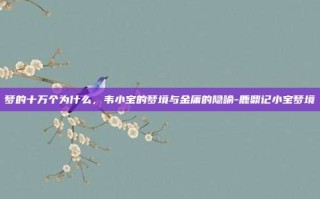 梦的十万个为什么，韦小宝的梦境与金庸的隐喻-鹿鼎记小宝梦境