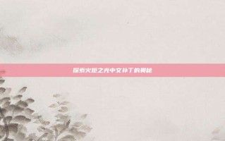 探索火炬之光中文补丁的奥秘