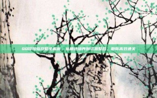 QQ冒险岛攻略全解析，从角色培养到资源整合，助你高效通关