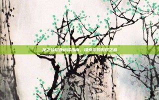 龙之谷职业选择指南，探索你的游戏之路