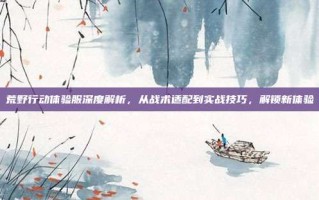 荒野行动体验服深度解析，从战术适配到实战技巧，解锁新体验