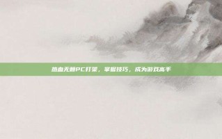 热血无赖PC打架，掌握技巧，成为游戏高手