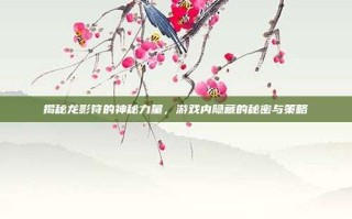 揭秘龙影符的神秘力量，游戏内隐藏的秘密与策略
