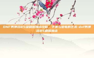 DNF男弹药85级刷图加点攻略，子弹与感电的艺术-dnf男弹药85刷图加点