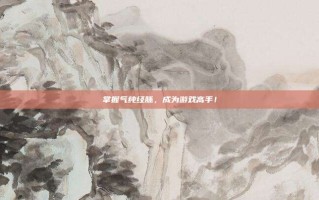 掌握气纯经脉，成为游戏高手！