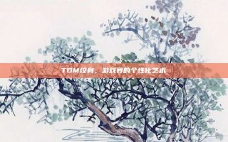 TDM纹身，游戏界的个性化艺术