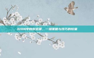 AION中韩对抗赛，一场策略与技巧的较量