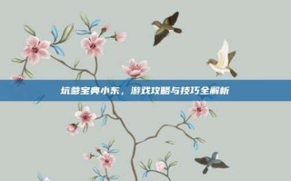 坑爹宝典小东，游戏攻略与技巧全解析