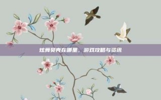 炫舞贝壳在哪里，游戏攻略与资讯