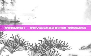 魔兽耳朵官网上，藏着艾泽拉斯最温柔的B面-魔兽耳朵官网